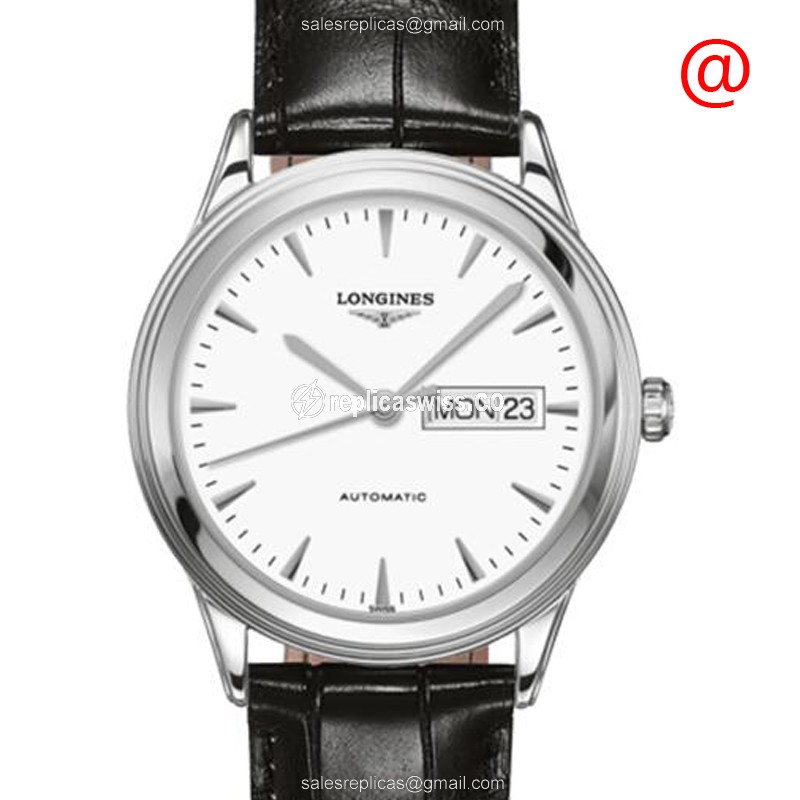 Exquisite Longines L4.899.4.12.2 Replica in Stainless Steel & White Dial | Automatic Movement &