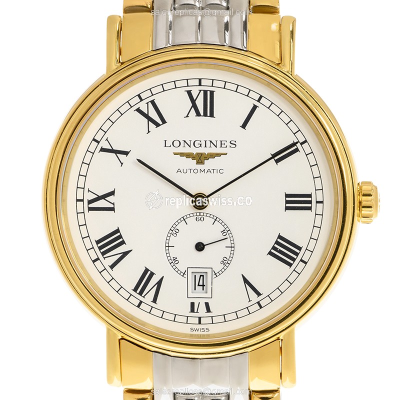 Exquisite Longines L4.905.2.11.7 Presence Replica Watch with Automatic Movement & Polished
