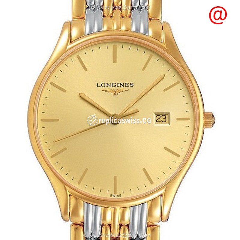 Exquisite Longines Lyre Replica in 18K Gold Case, Precision Quartz Movement, Dazzling Gold Dial