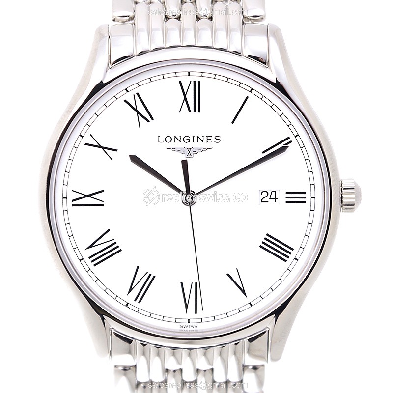 Exquisite Longines Lyre Replica in White Dial & Stainless Steel Case, Precision Quartz Movement