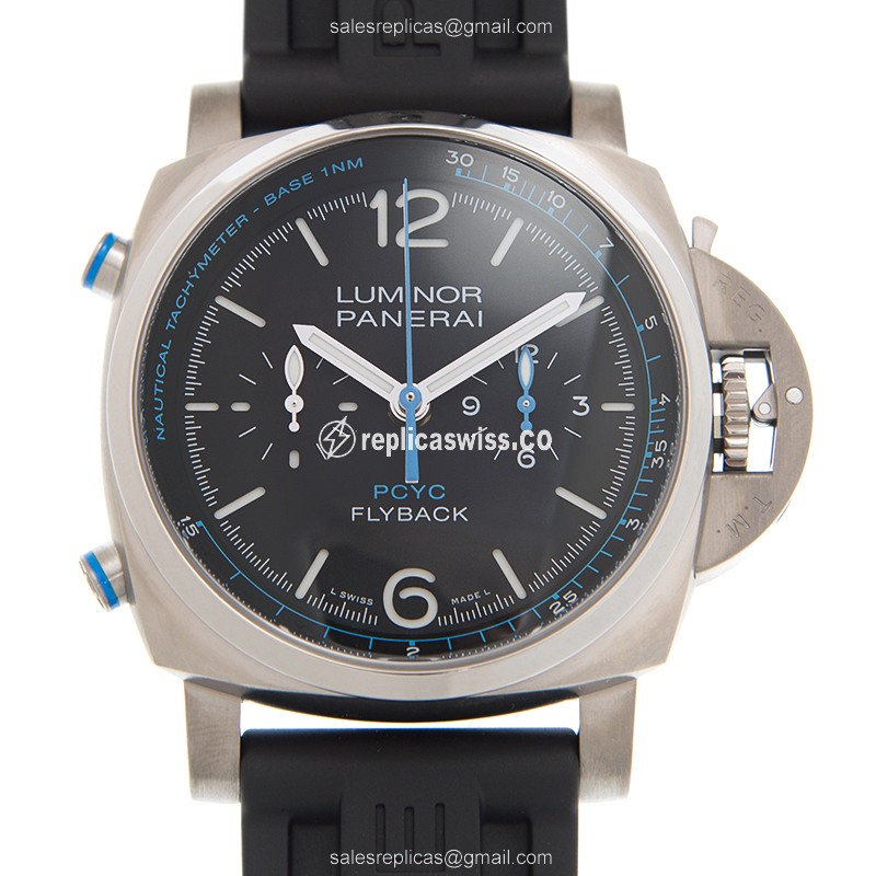 Exquisite Panerai LUMINOR Replica in Black Dial & PVD Titanium Case, Automatic Movement Watch