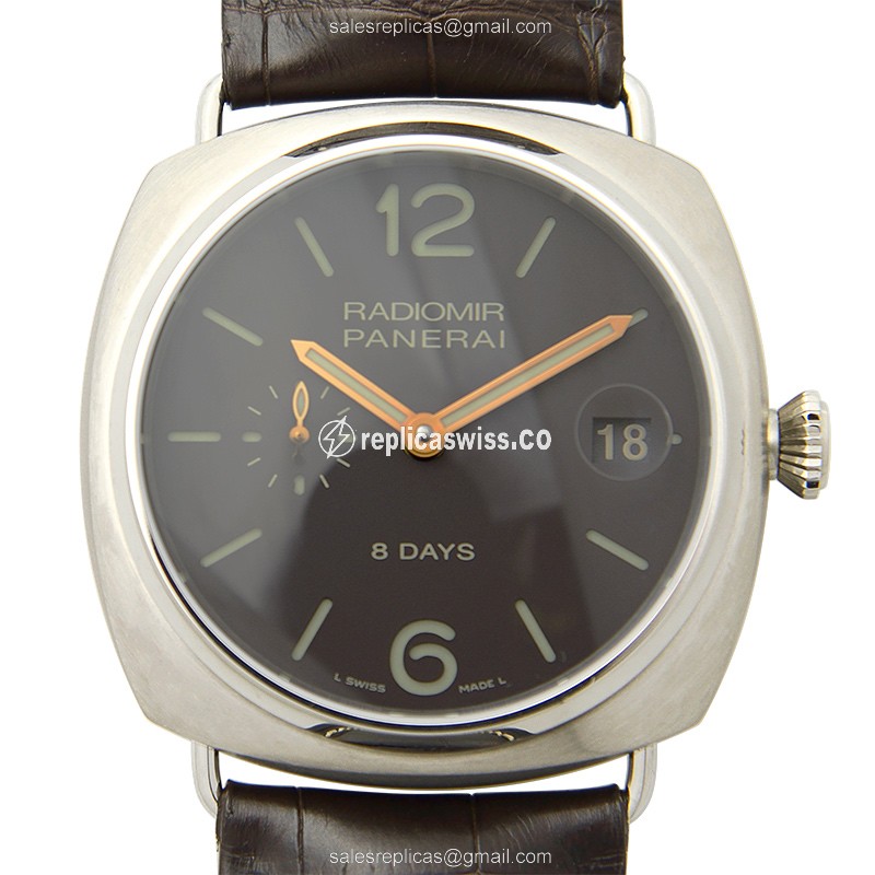 Exquisite Panerai PAM00346 RADIOMIR Titanium Replica with Manual Wind Brown Dial Watch