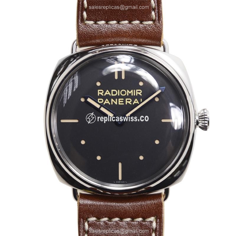Exquisite Panerai PAM00449 Radiomir Replica with Manual Wind Black Sapphire Crystal Dial Watch