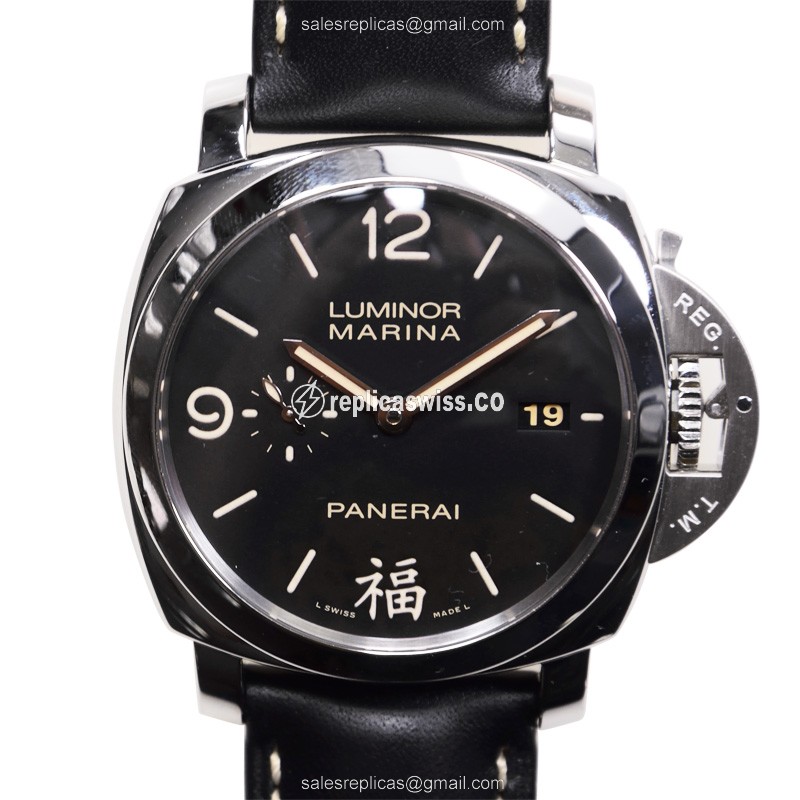 Exquisite Panerai PAM00498 LUMINOR Replica, Automatic Movement, Black Dial & Steel Case Watch