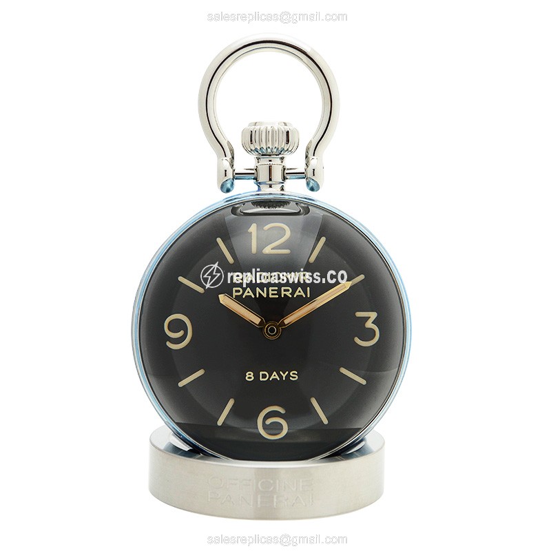 Exquisite Panerai PAM00581 Manual Wind Replica with Black Dial & Stainless Steel Case Watch