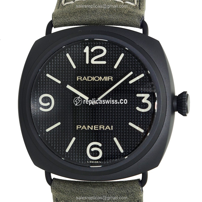 Exquisite Panerai PAM00643 RADIOMIR Replica with Black Ceramics Dial & Automatic Movement Watch