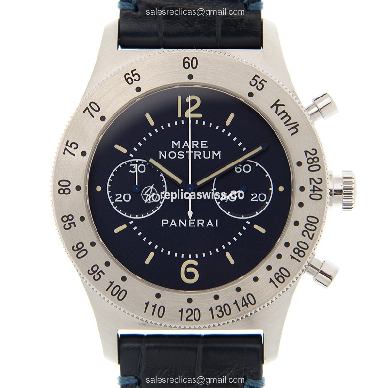 Exquisite Panerai PAM00716 Mare Nostrum Replica | Manual Wind Movement | Blue Steel Case Watch