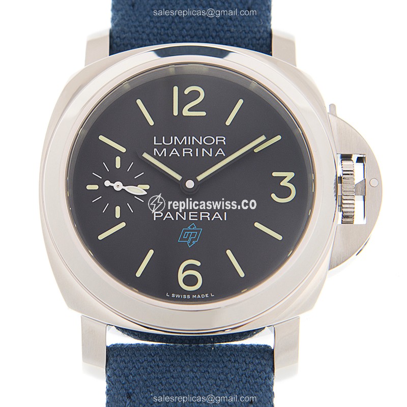 Exquisite Panerai PAM00777 LUMINOR Replica, Manual Wind, Black Dial & Stainless Steel Case Watch