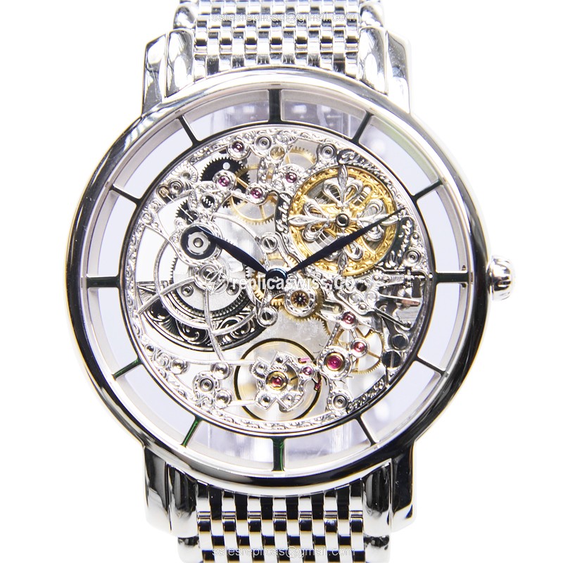 Exquisite Patek Philippe 5180/1G-001 Replica, Automatic Movement, 18kt Gold Case, Silver Dial Watch