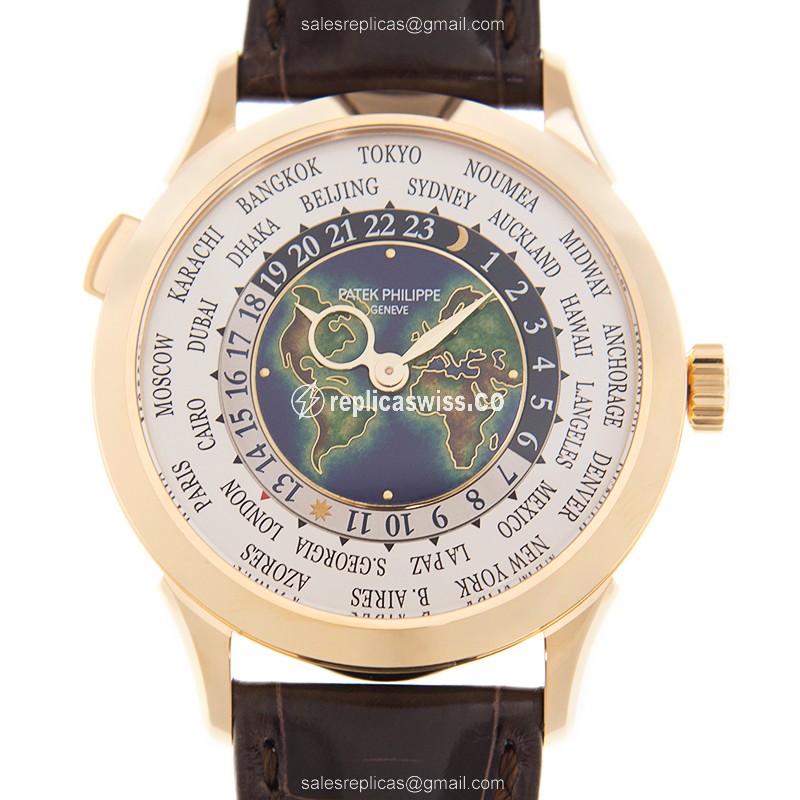 Exquisite Patek Philippe 5231J-001 Replica in 18kt Gold with Automatic Movement White Dial Watch