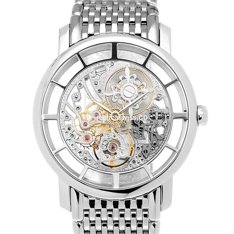 Exquisite Patek Philippe 7180/1G-001 Replica in 18kt Gold, Silver Dial, Automatic Movement Watch