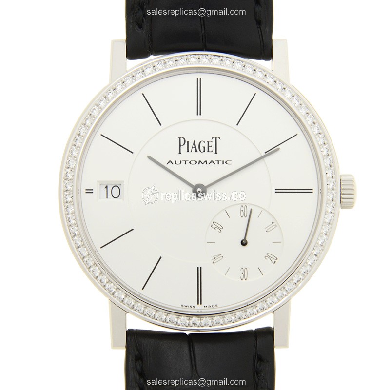 Exquisite Piaget Altiplano Replica in 18kt White Gold, Automatic Movement, White Dial with