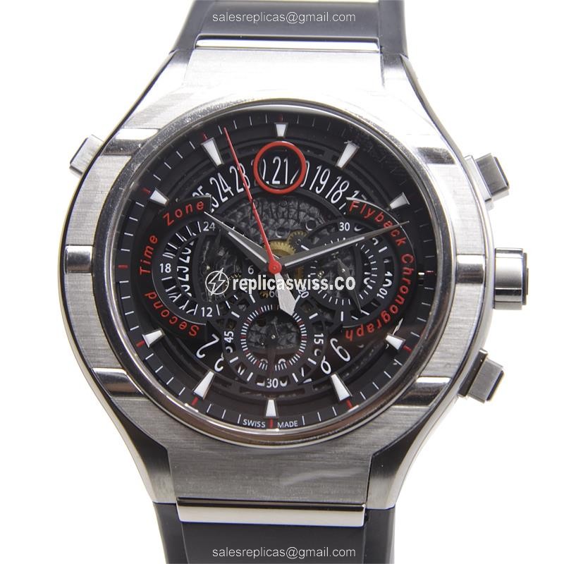 Exquisite Piaget Polo Replica in Black Dial & Titanium Case | Automatic Movement, Silver Titanium