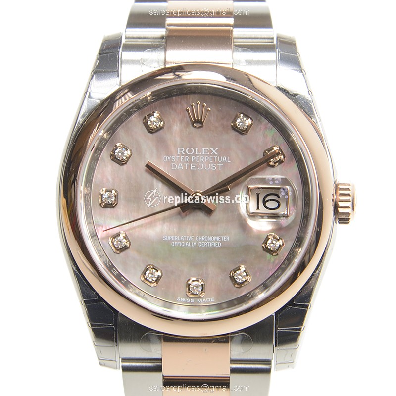 Exquisite Rolex 116201NGBK DATEJUST Replica in Black Dial & 18kt Steel Case, Automatic Movement