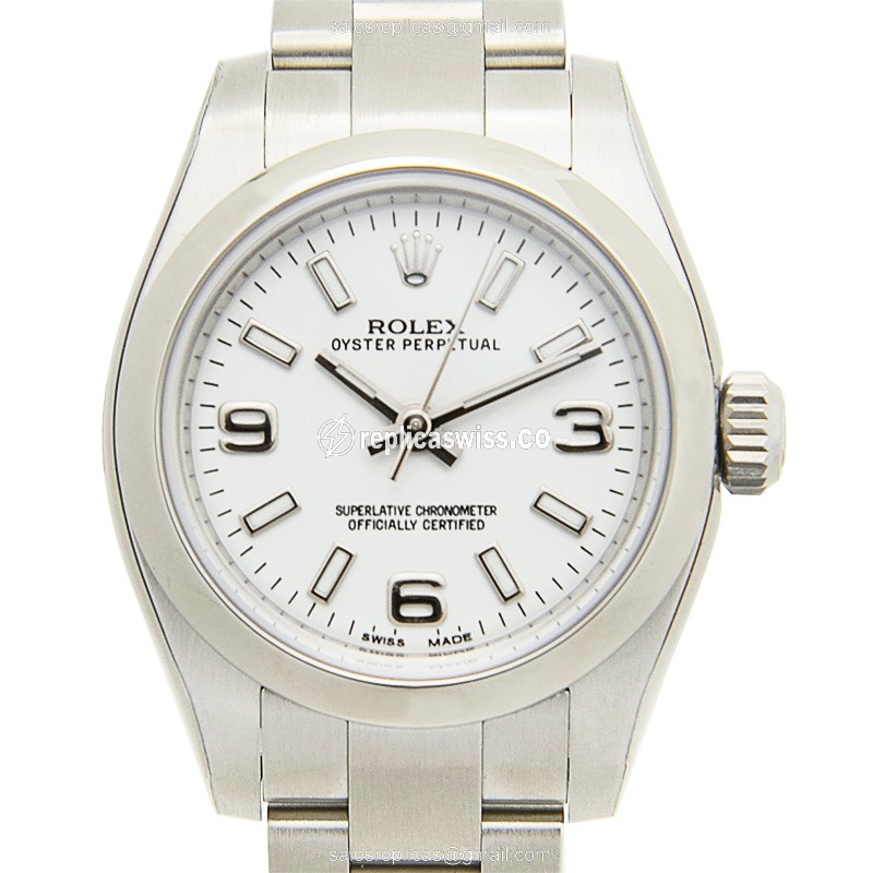 Exquisite Rolex 176200-0011 OYSTER PERPETUAL Replica with Automatic Movement Stainless Steel