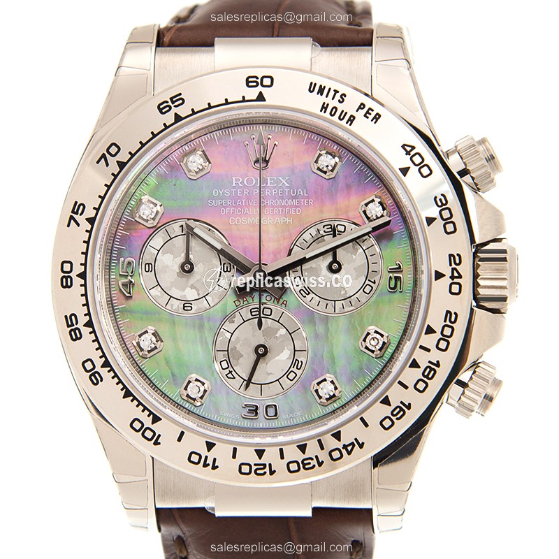 Exquisite Rolex Daytona Replica in 18kt Gold Case & Black Dial, Automatic Movement Watch