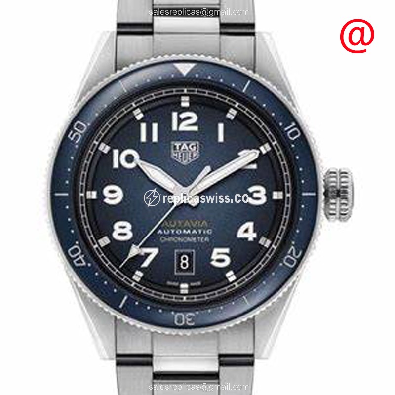 Exquisite Tag Heuer AQUARACER Replica in Blue Dial Stainless Steel Case with Automatic Movement
