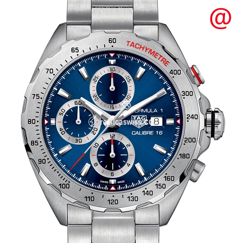 Exquisite Tag Heuer Formula 1 Replica Watch: Automatic Movement, Stainless Steel Case, Blue Dial