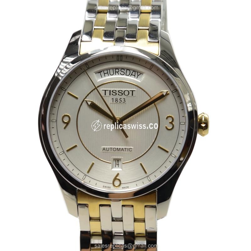 Exquisite Tissot T-CLASSIC Automatic Replica in Silver Steel Case & Dial Watch