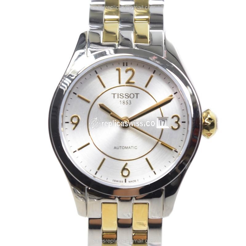 Exquisite Tissot T-CLASSIC Replica with White Dial & Stainless Steel Case & Automatic Movement Watch