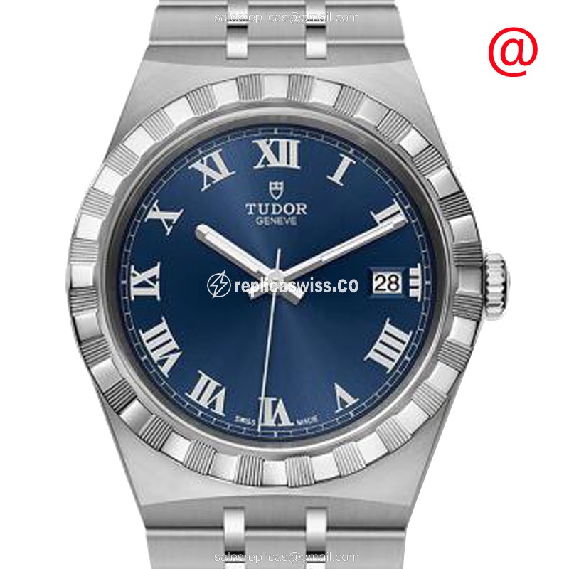 Exquisite Tudor Royal Replica with Blue Dial & Automatic Movement in Stainless Steel Case Watch