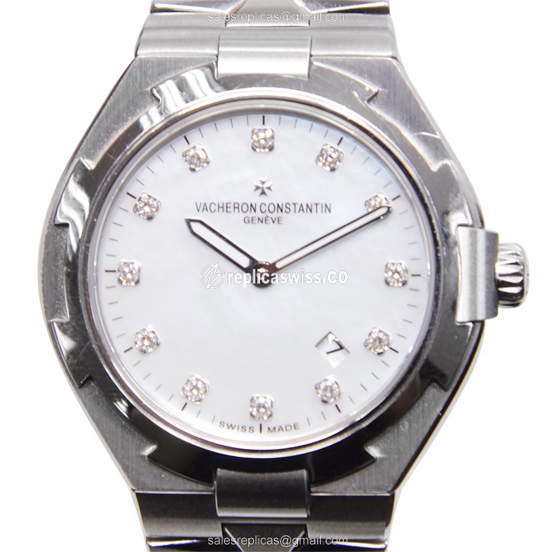 Exquisite Vacheron Constantin 25250/D01A-9092 Replica with White Dial & Stainless Steel Case Watch