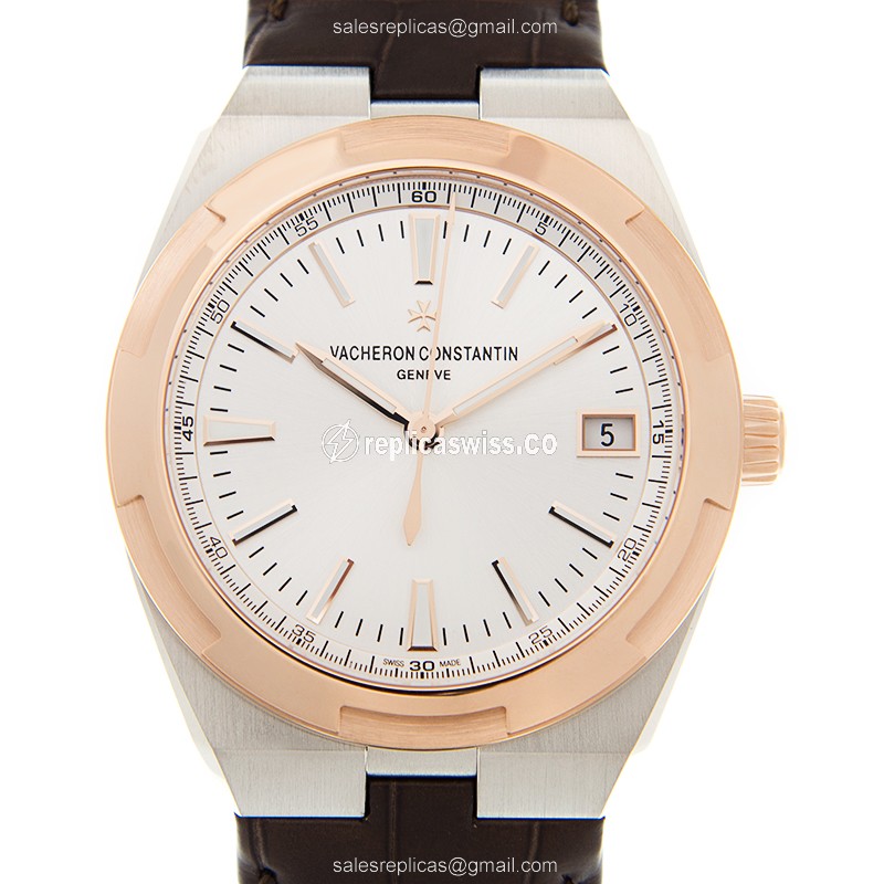 Exquisite Vacheron Constantin 4500V/000M-B127 Overseas Replica | Automatic Caliber | Silver Dial &