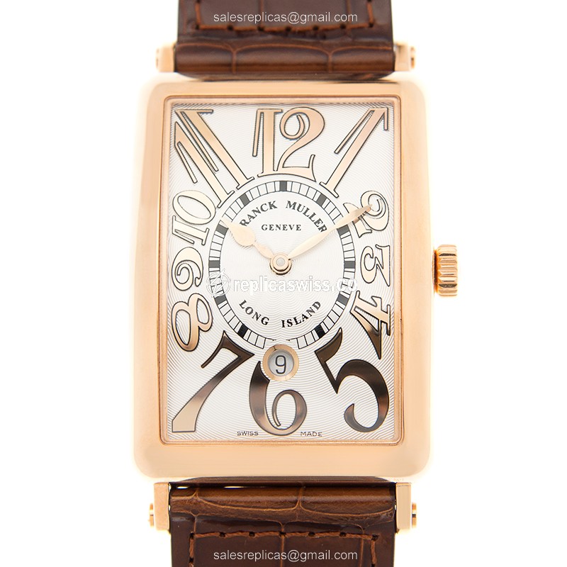 Franck Muller 1150 SC DT REL Long Island Replica, Automatic Movement, 18kt White Gold Dial Watch