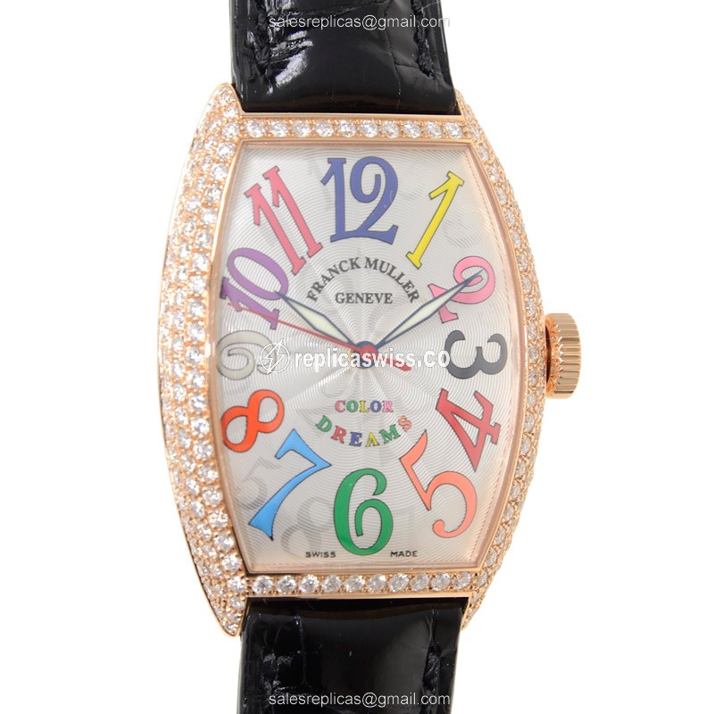 Franck Muller 5850 SC COL DRM D Watch | Automatic Movement, 18kt Rose Gold Case