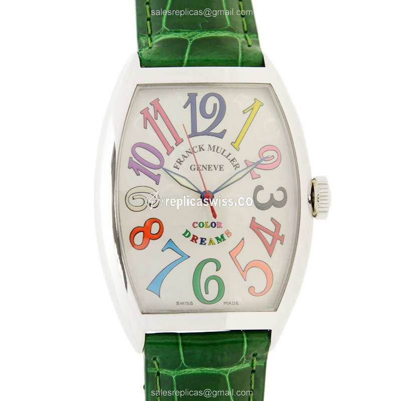 Franck Muller 7851 SC COL DRM Curvex Automatic — Silver Dial, Stainless Steel Case Watch