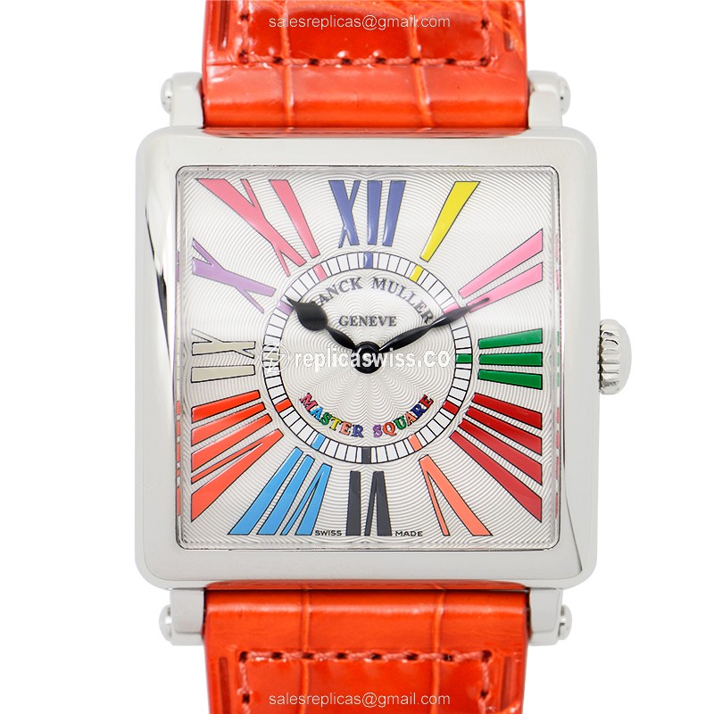 Franck Muller Master Square Replica in Stainless Steel & Silver Dial, Automatic Movement Watch