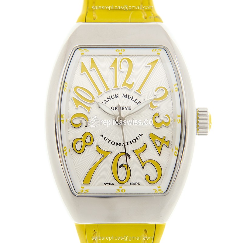 Franck Muller V32 SC AT FO Vanguard Automatic — White Dial, Stainless Steel Case Watch