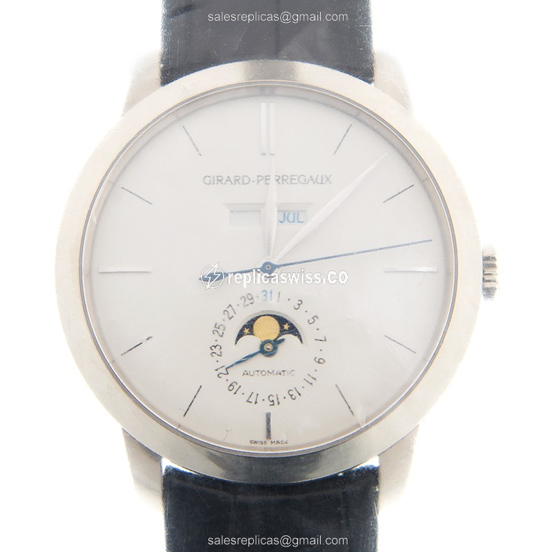 Girard Perregaux 1966 Replica in 18kt Gold Case | Automatic Movement, White Dial Watch