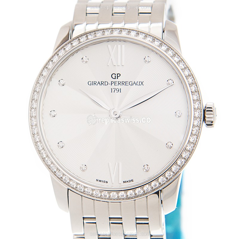 Girard Perregaux 1966 Replica Watch | Automatic Movement, Silver Dial, Stainless Steel Case