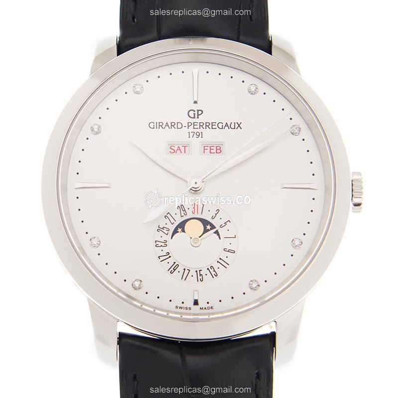 Girard Perregaux 1966 Replica Watch | White Dial, Automatic Movement, Stainless Steel Case