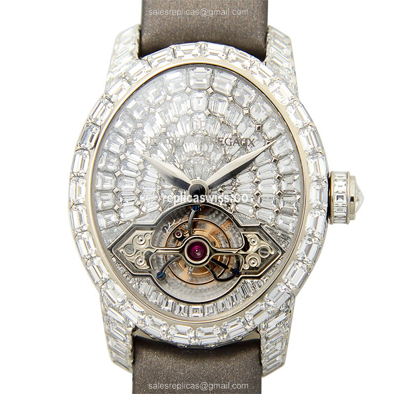 Girard Perregaux 99498B53P7B1AKK7A CATS EYE Silver Dial | Manual Wind Movement | 18kt White Gold