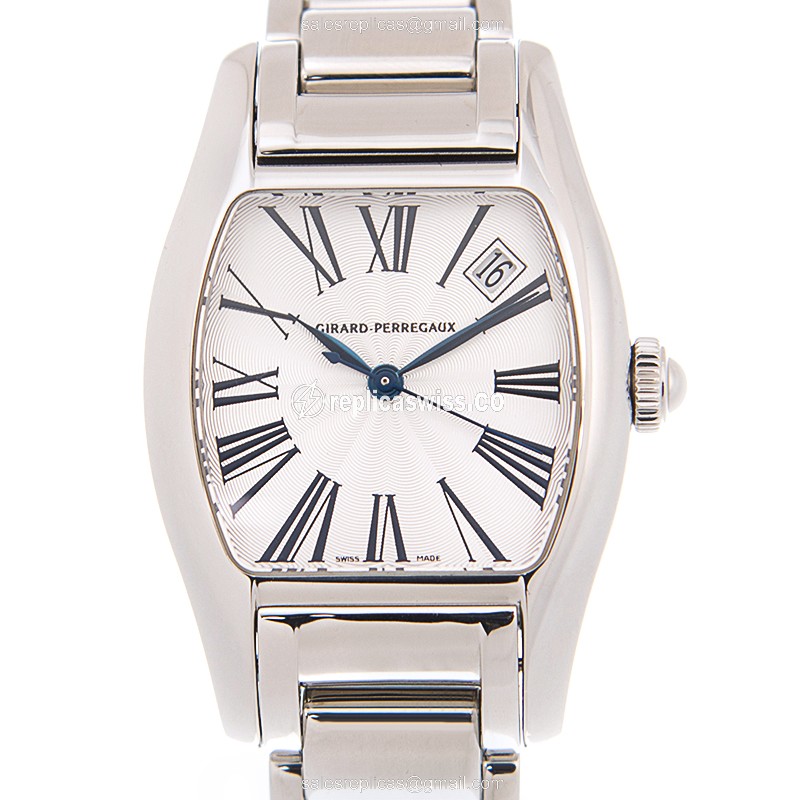 Girard Perregaux Richeville Replica: Automatic Silver Dial & Stainless Steel Case, Sapphire Crystal