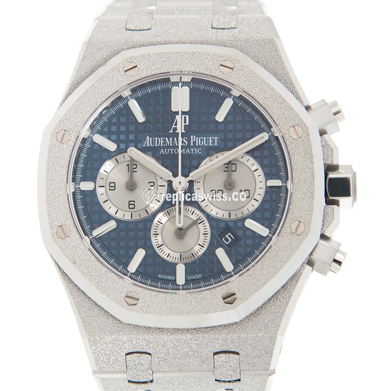Glamorous Audemars Piguet Royal Oak Replica in 18kt Gold, Automatic Movement & Blue Dial Watch