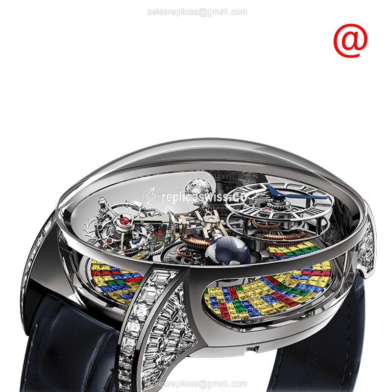 Glamorous Jacob & Co. AT800.30.BD.UB.BBALA Replica with Manual Wind Movement 18kt Gold Case