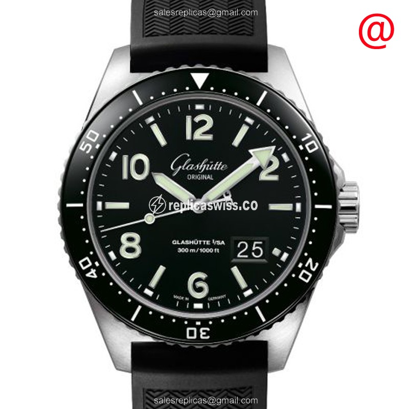 Glashutte Spezialist 1-36-13-01-80-33 Replica, Automatic Movement, White Dial, Steel Case Watch