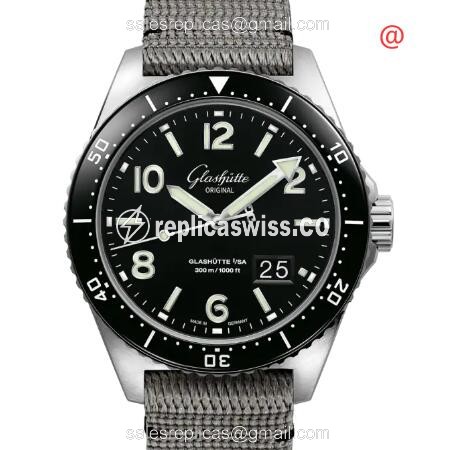 Glashutte Spezialist 1-36-13-01-80-34 Replica Watch | Automatic Movement, Black Dial, Stainless