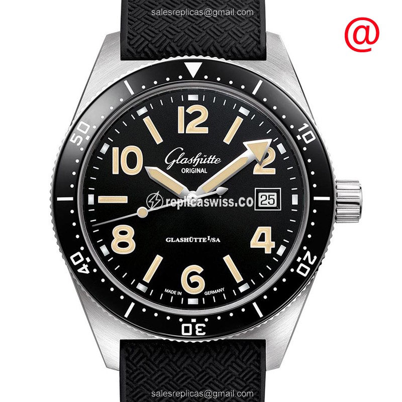 Glashutte Spezialist 1-39-11-06-80-33 Replica Watch | Automatic Movement, Black Dial, Stainless