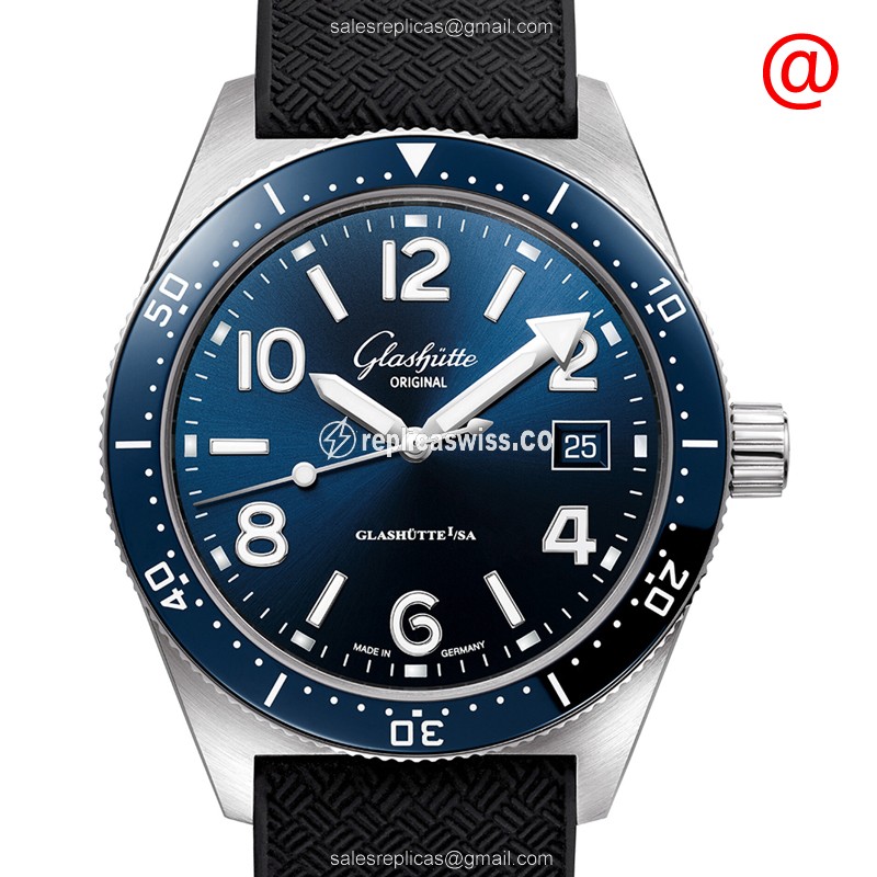 Glashutte Spezialist 1-39-11-09-81-33 Replica with Blue Dial Automatic Movement Watch