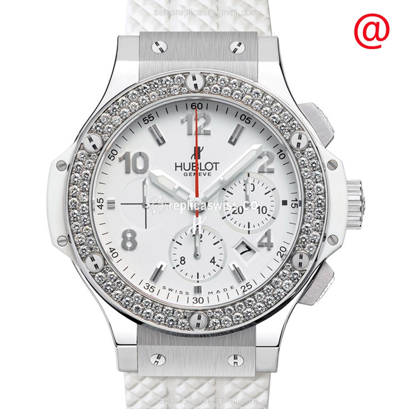 Hublot BIG BANG 301.SE.230.RW.114 Replica | Automatic Movement | White Dial & Diamond Case Watch