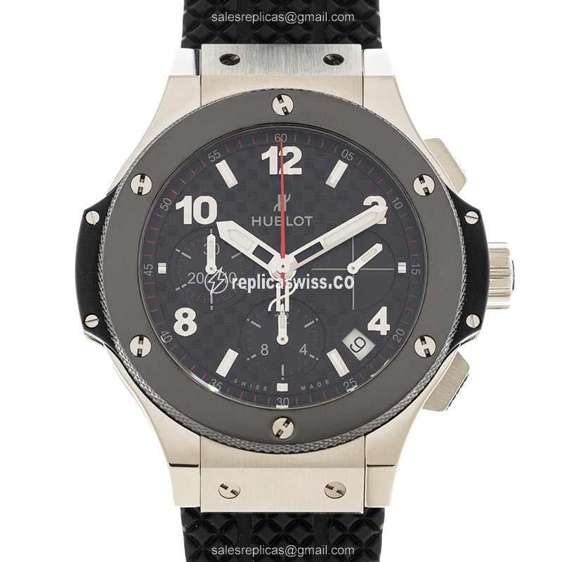 Hublot Big Bang 341.SB.131.RX Stainless Steel Replica, Automatic Movement & Black Dial Watch