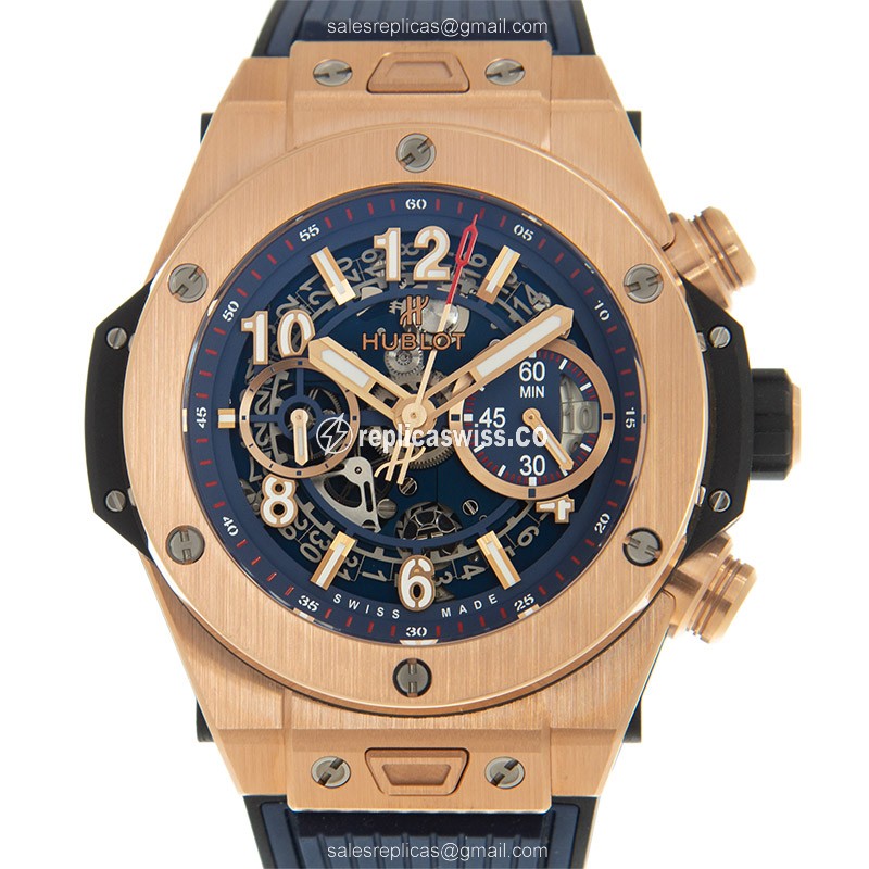 Hublot BIG BANG 411.OX.5189.RX Replica | Automatic Movement | Blue Sapphire Crystal Watch