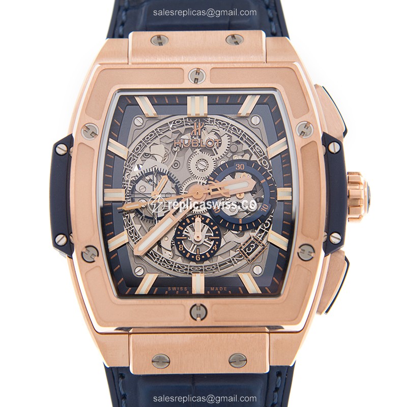 Hublot Big Bang 601.OX.7180.LR Replica in 18kt Rose Gold, Automatic Movement & Silver Dial Watch
