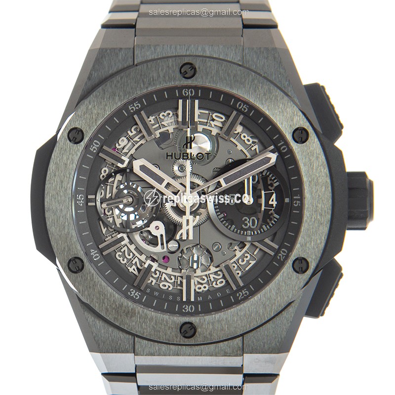 Hublot Big Bang Replica in Black Ceramic | Automatic Movement, Exquisite Black Dial Watch