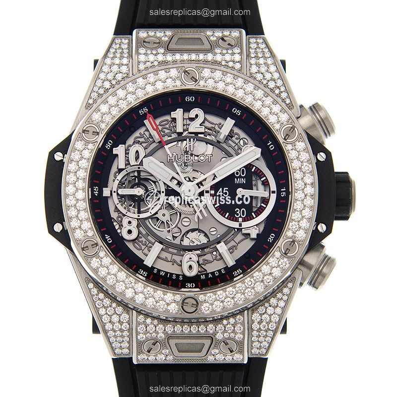 Hublot BIG BANG Replica in Black Dial Rubber Strap, Automatic Movement Watch