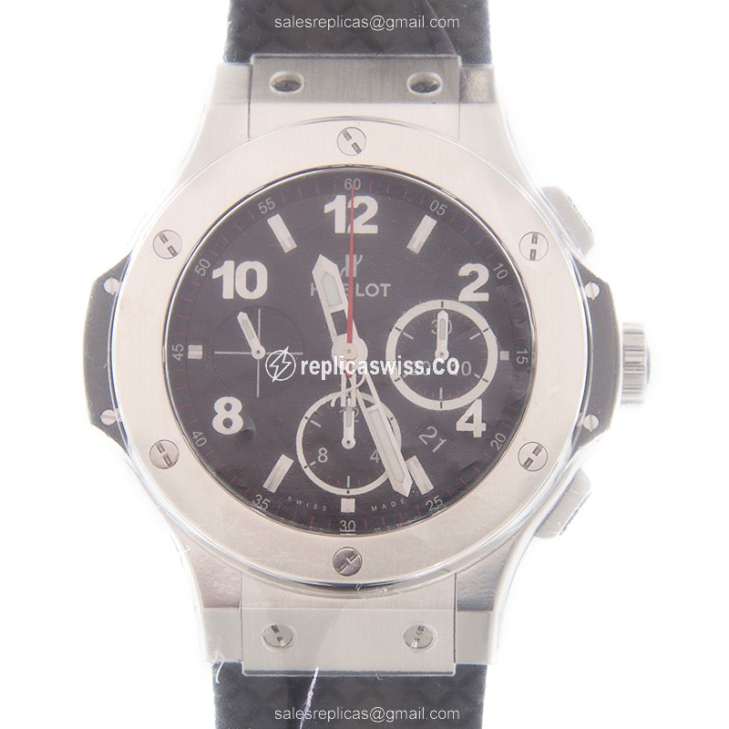 Hublot BIG BANG Replica in Black Steel Case, Automatic Movement, Sapphire Crystal Watch
